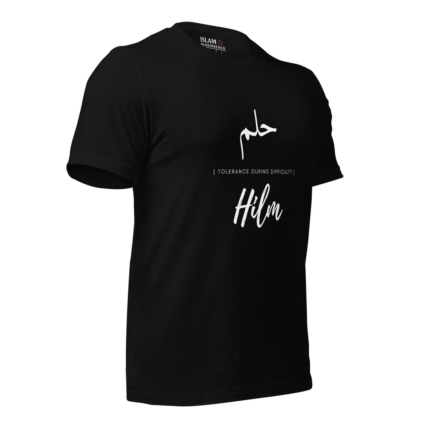 ADULT T-Shirt - HILM (TOLERANCE) Arabic/English - White