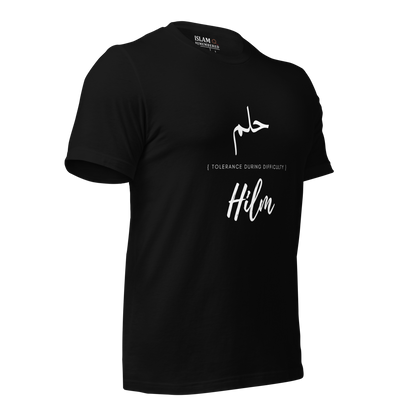 ADULT T-Shirt - HILM (TOLERANCE) Arabic/English - White