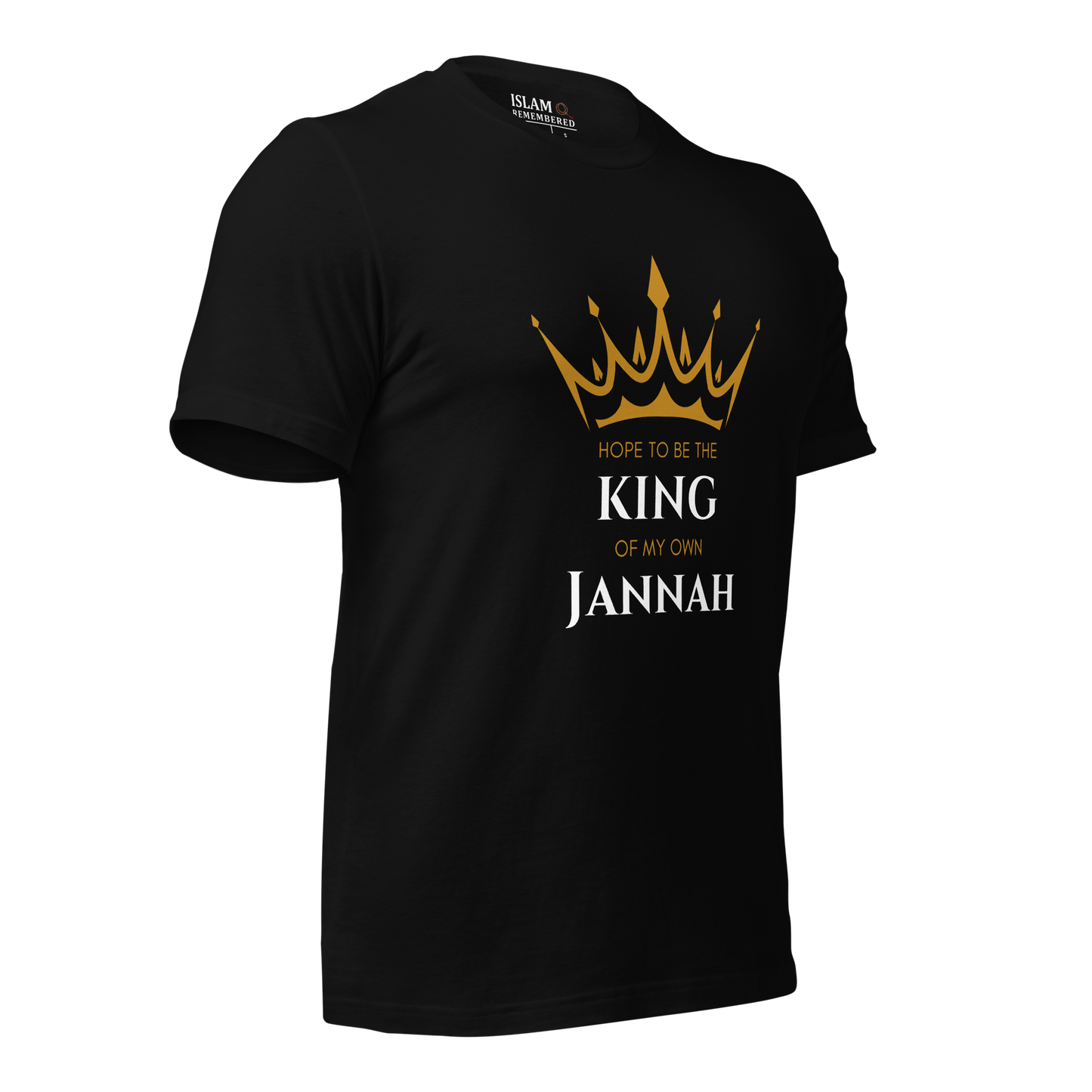 MEN's T-Shirt - KING OF MY OWN JANNAH - White