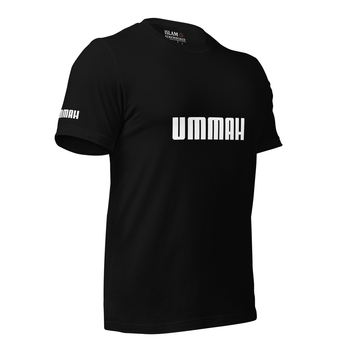 ADULT T-Shirt - UMMAH (w/ Arm Logo) - White