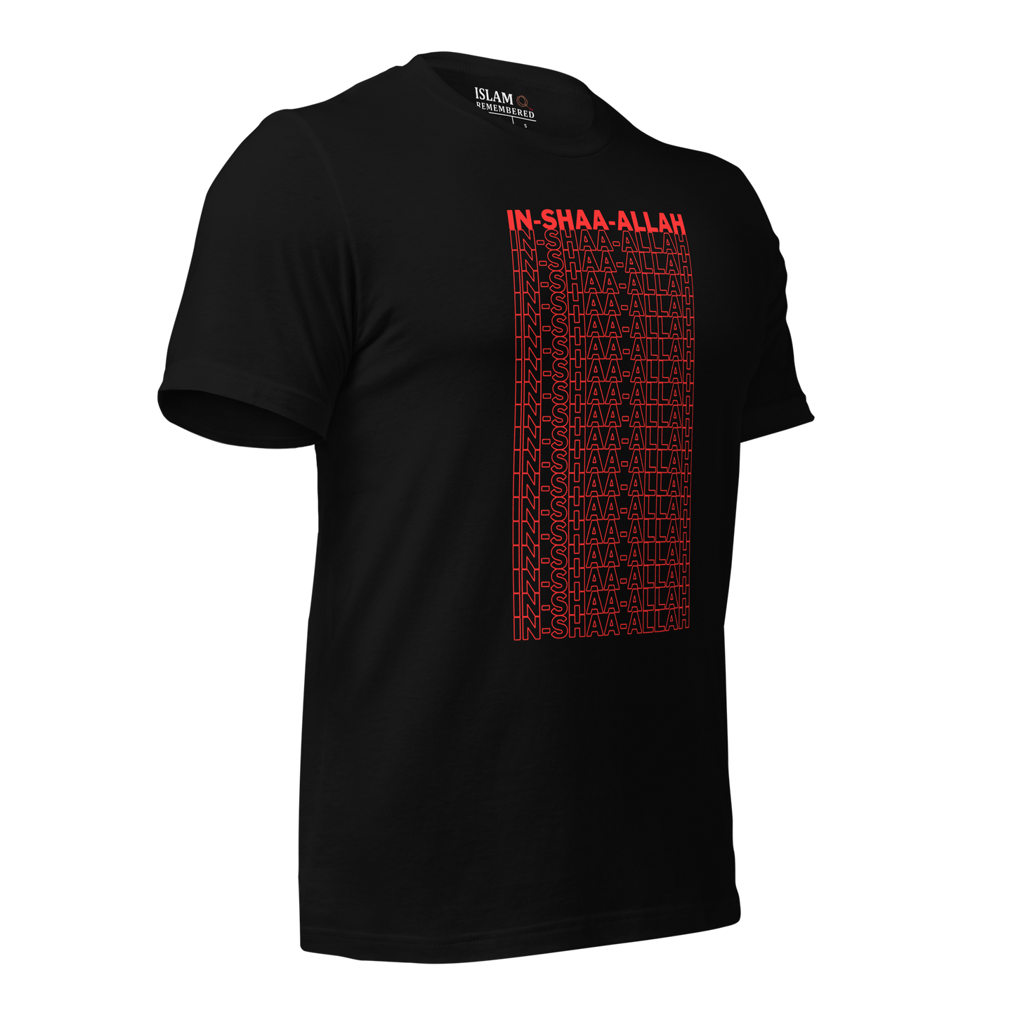 ADULT T-Shirt - INSHAA-ALLAH - Red