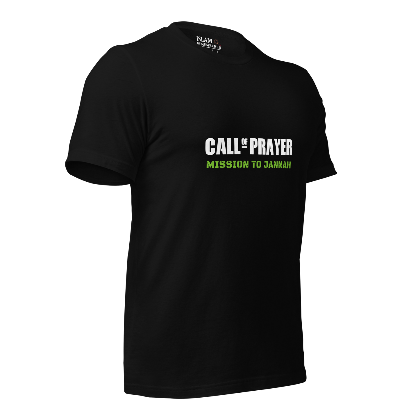 ADULT T-Shirt - CALL OF PRAYER - White/Green