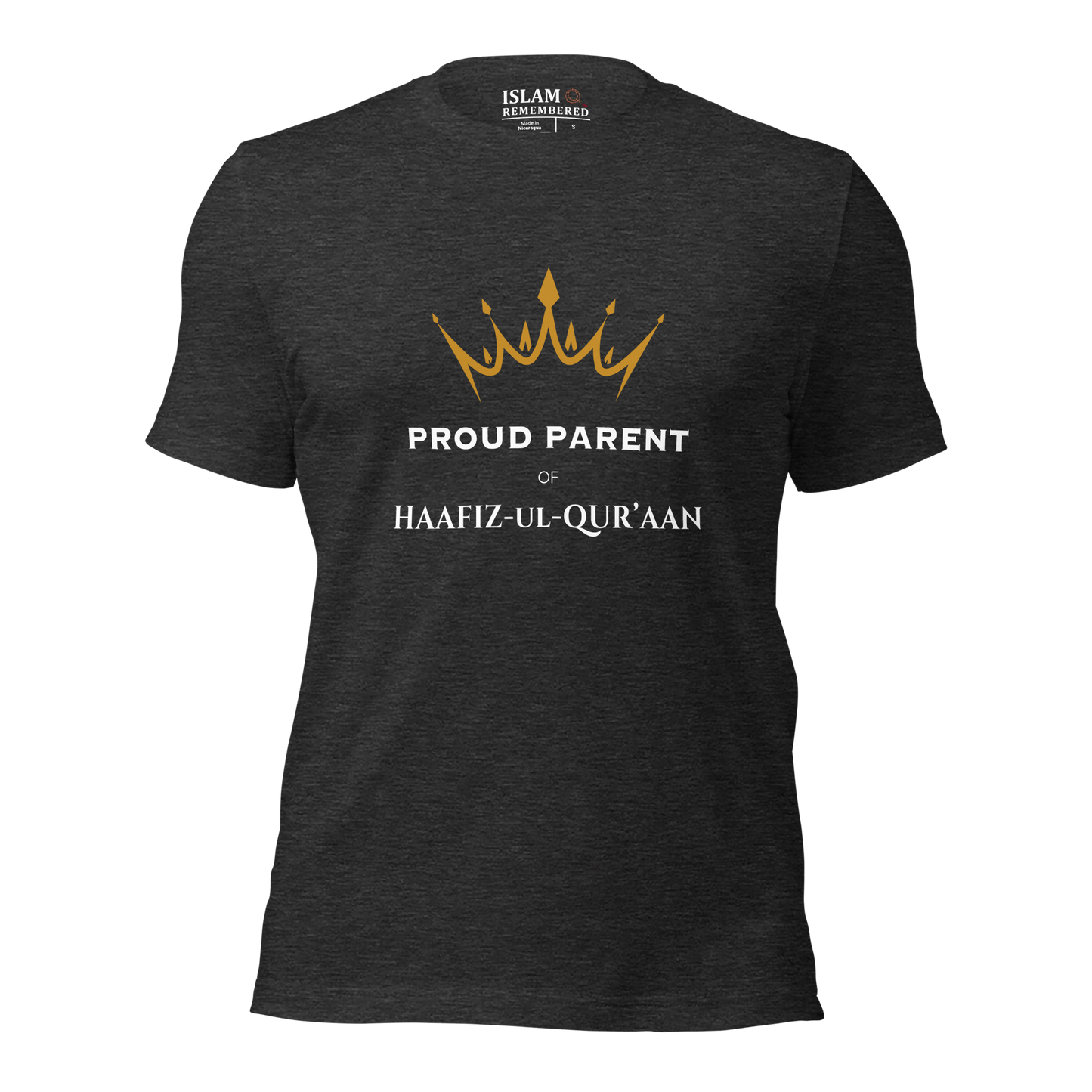 ADULT T-Shirt - PROUD PARENT OF HAAFIZ - White