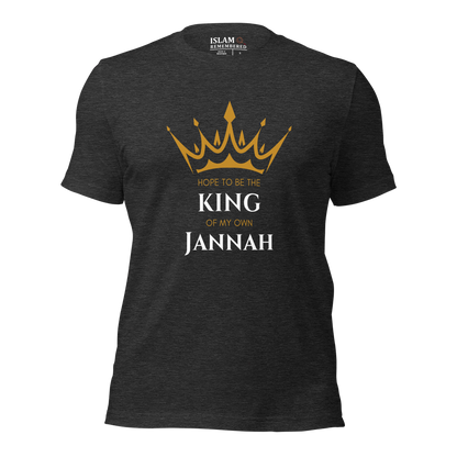 MEN's T-Shirt - KING OF MY OWN JANNAH - White