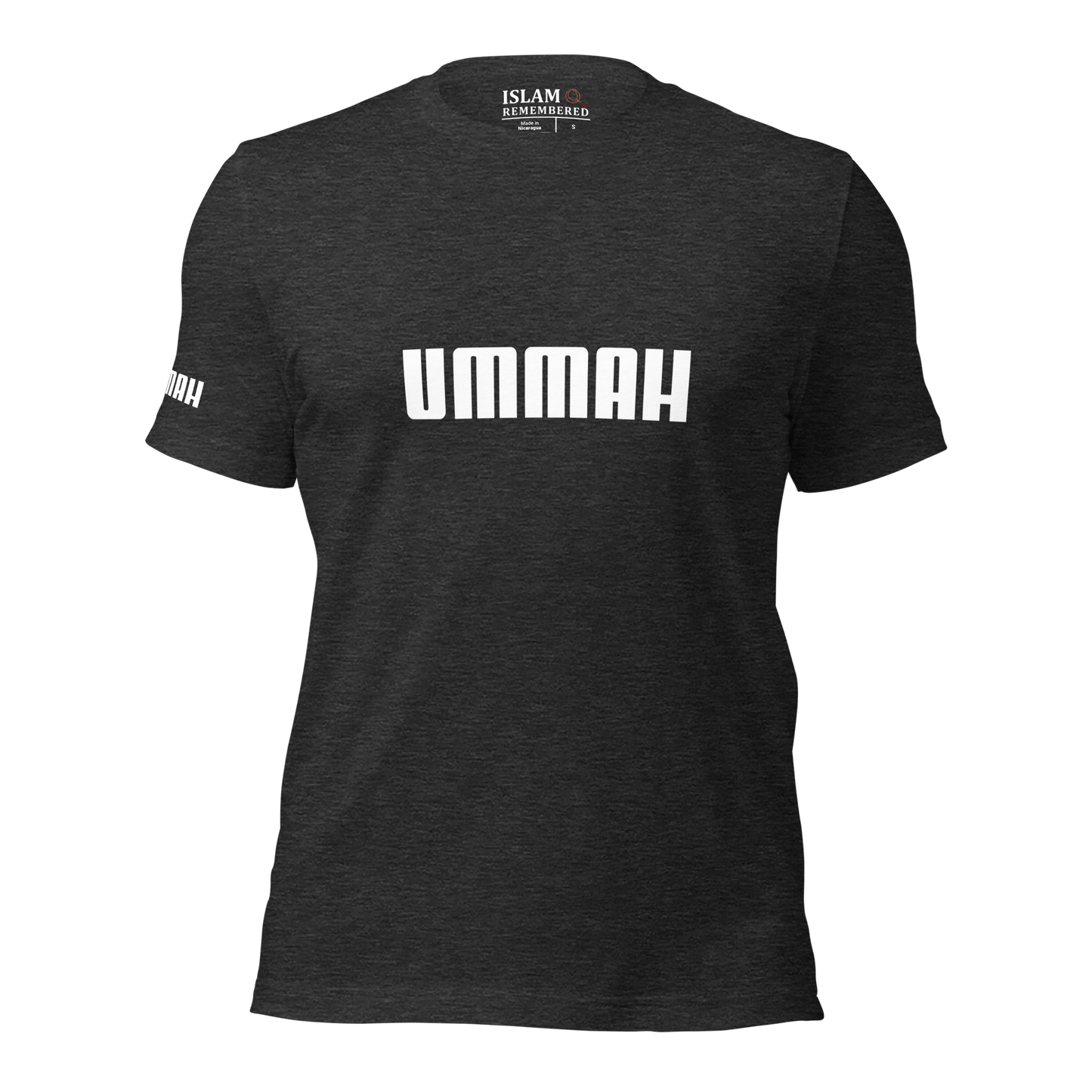 ADULT T-Shirt - UMMAH (w/ Arm Logo) - White