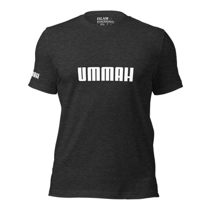 ADULT T-Shirt - UMMAH (w/ Arm Logo) - White