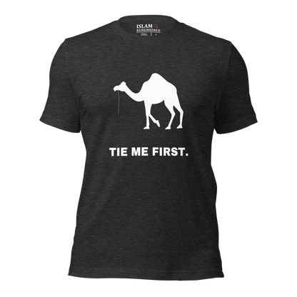 ADULT T-Shirt - TIE ME FIRST - White