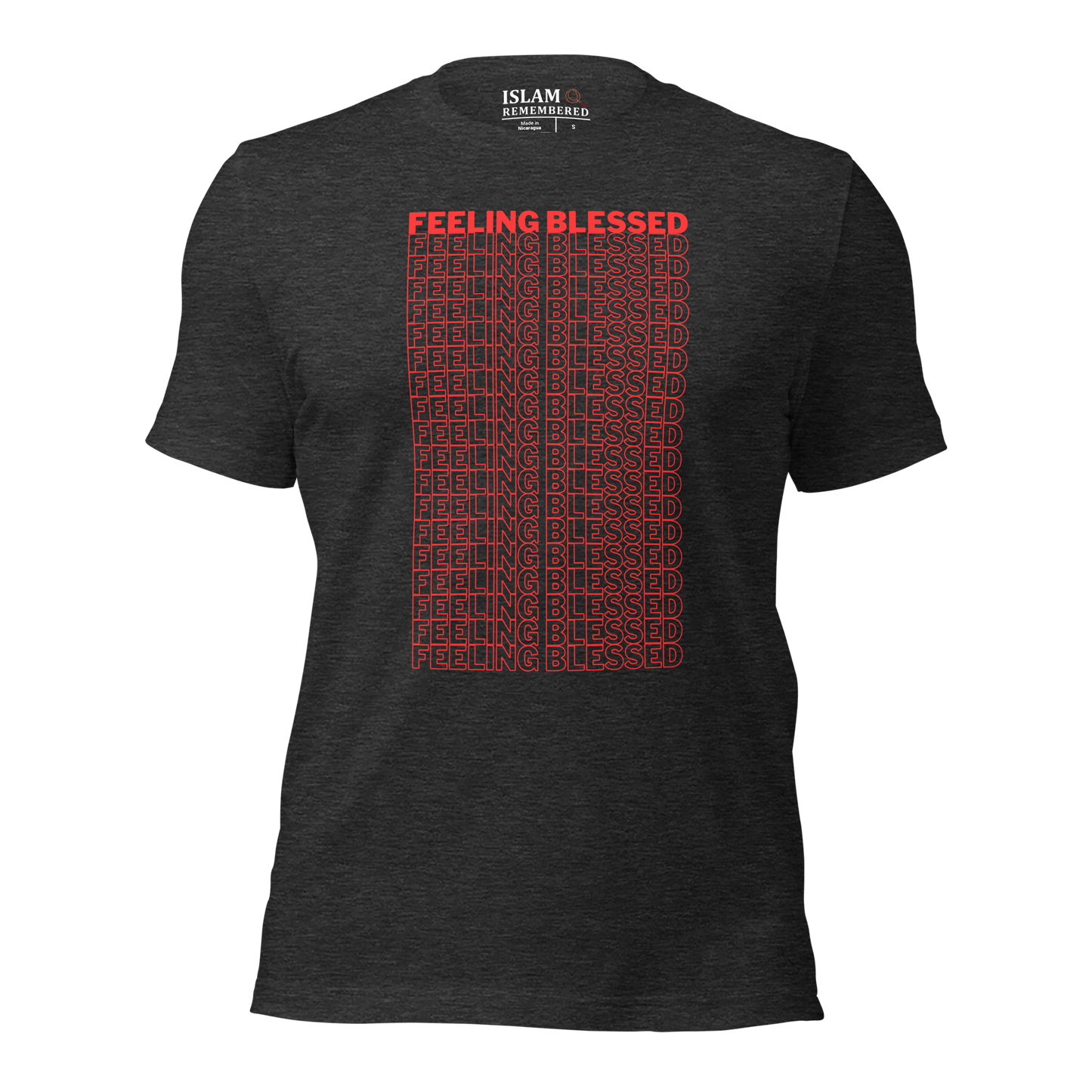 ADULT T-Shirt - FEELING BLESSED - Red