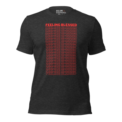 ADULT T-Shirt - FEELING BLESSED - Red