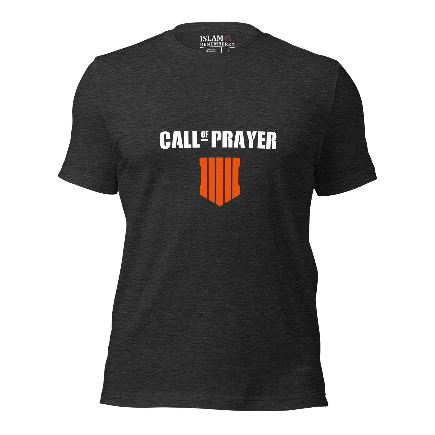 ADULT T-Shirt - CALL OF PRAYER - White/Orange