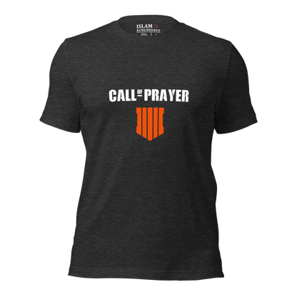 ADULT T-Shirt - CALL OF PRAYER - White/Orange