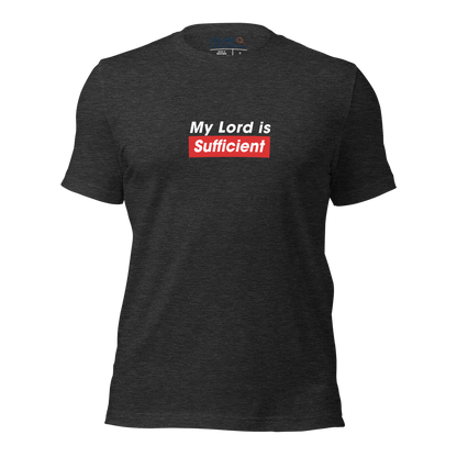 ADULT T-Shirt - MY LORD IS SUFFICIENT - White