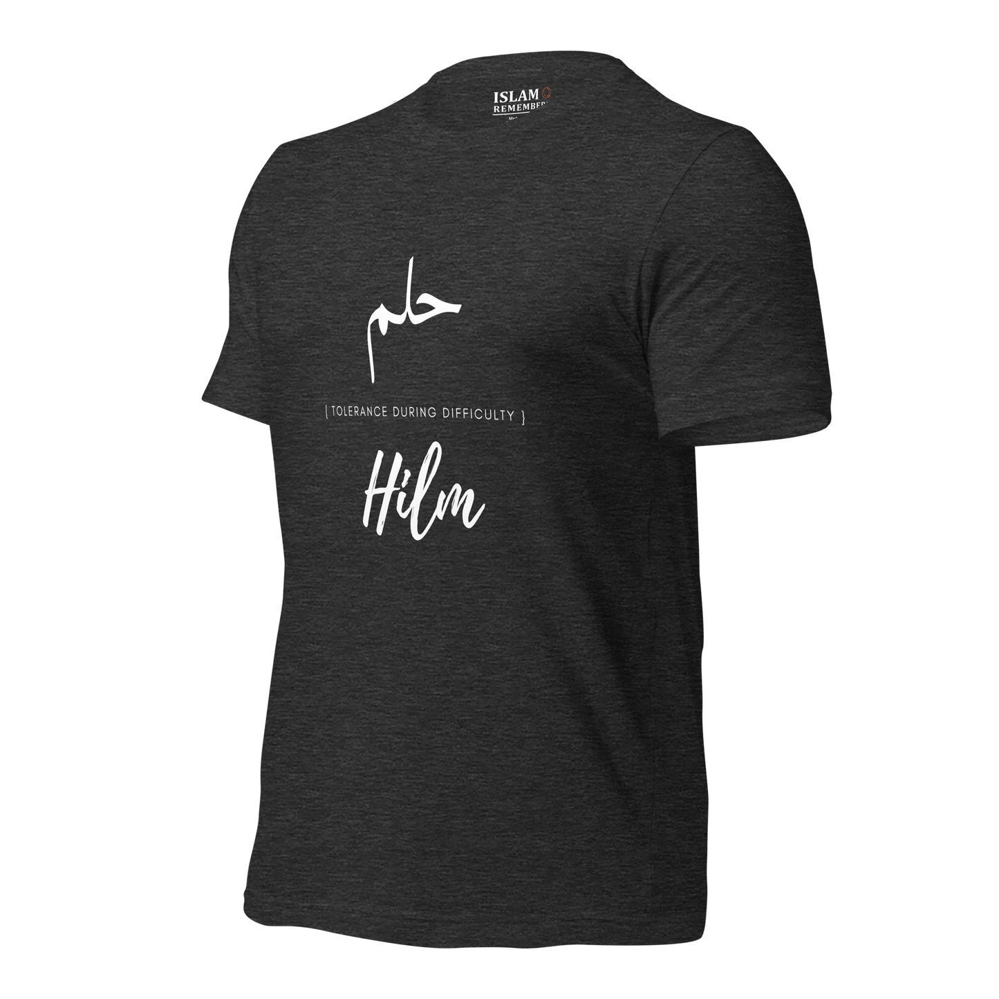 ADULT T-Shirt - HILM (TOLERANCE) Arabic/English - White