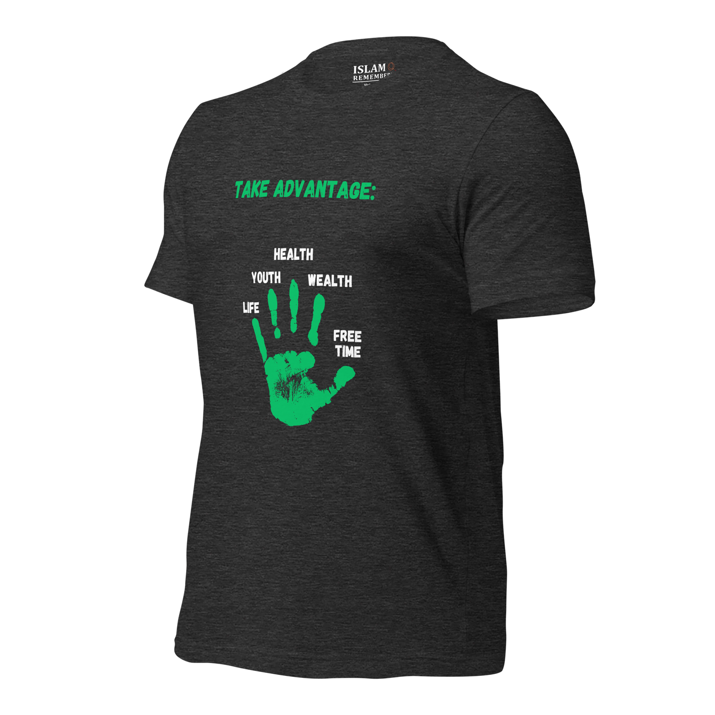 ADULT T-Shirt - ADVANTAGE - Green/White