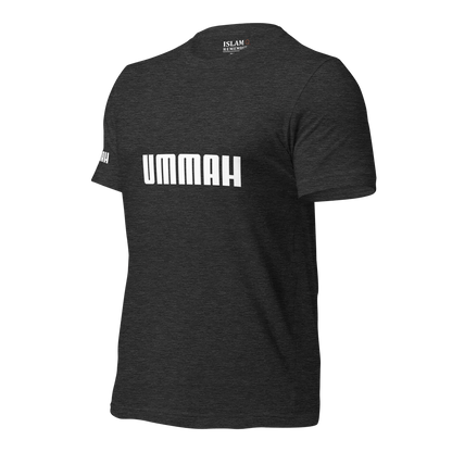 ADULT T-Shirt - UMMAH (w/ Arm Logo) - White