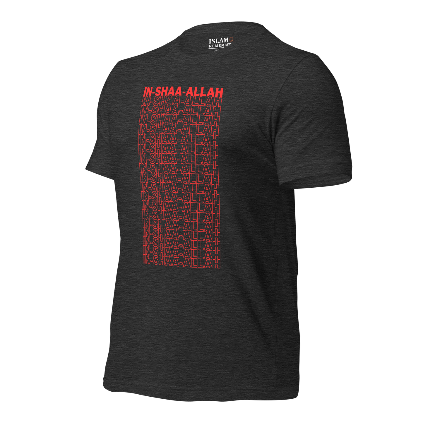 ADULT T-Shirt - INSHAA-ALLAH - Red