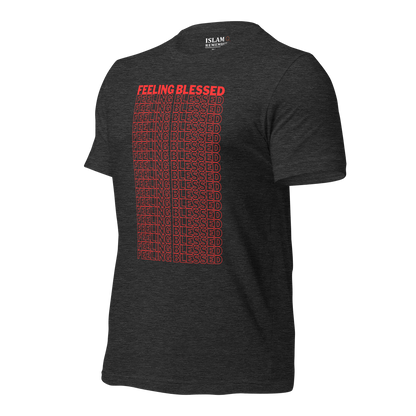 ADULT T-Shirt - FEELING BLESSED - Red