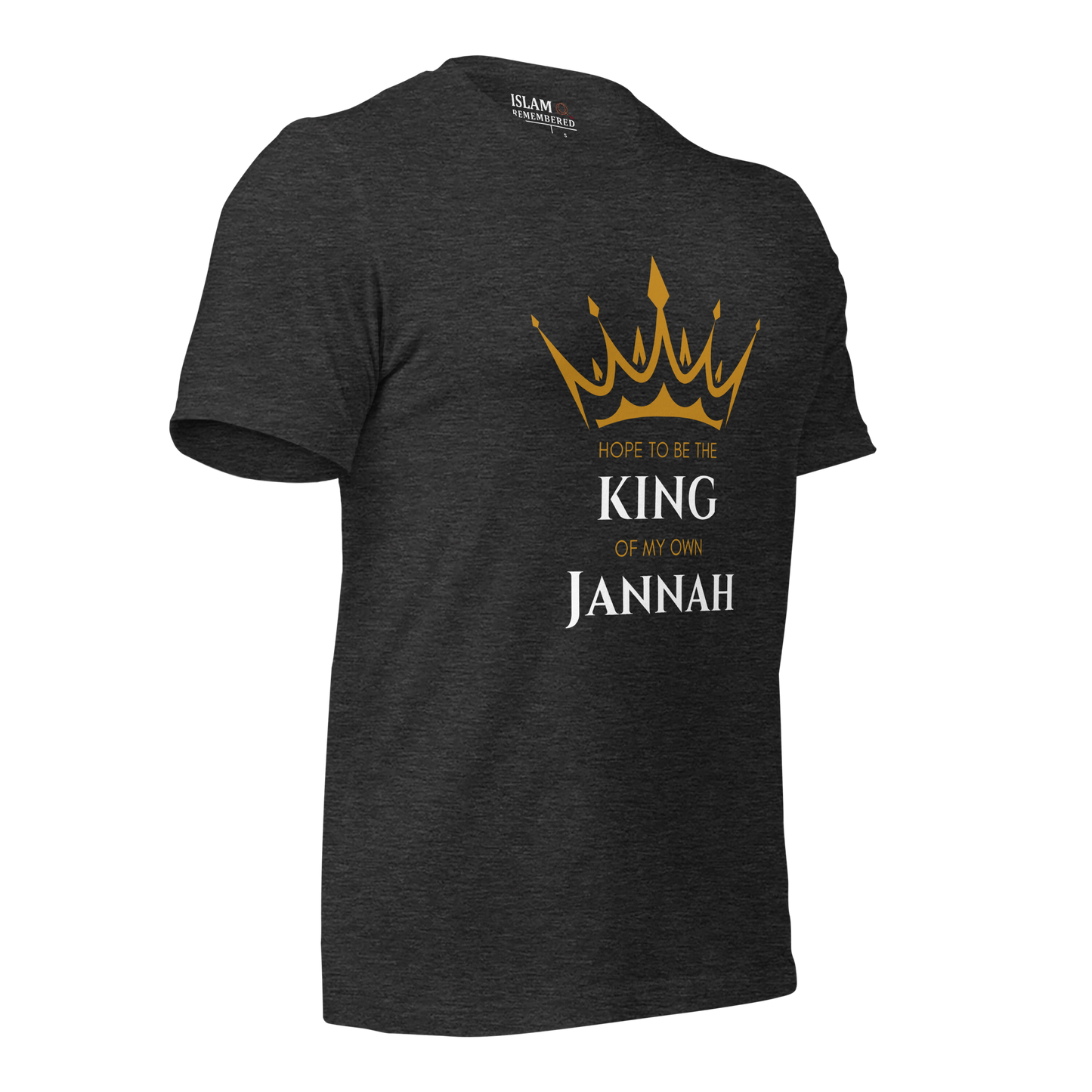 MEN's T-Shirt - KING OF MY OWN JANNAH - White