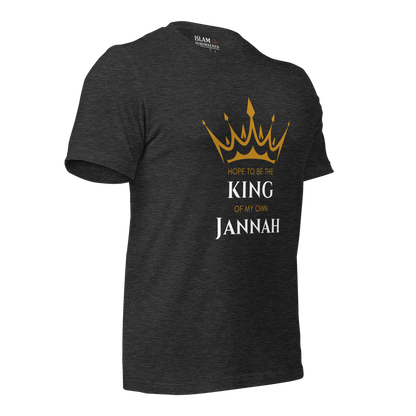 MEN's T-Shirt - KING OF MY OWN JANNAH - White