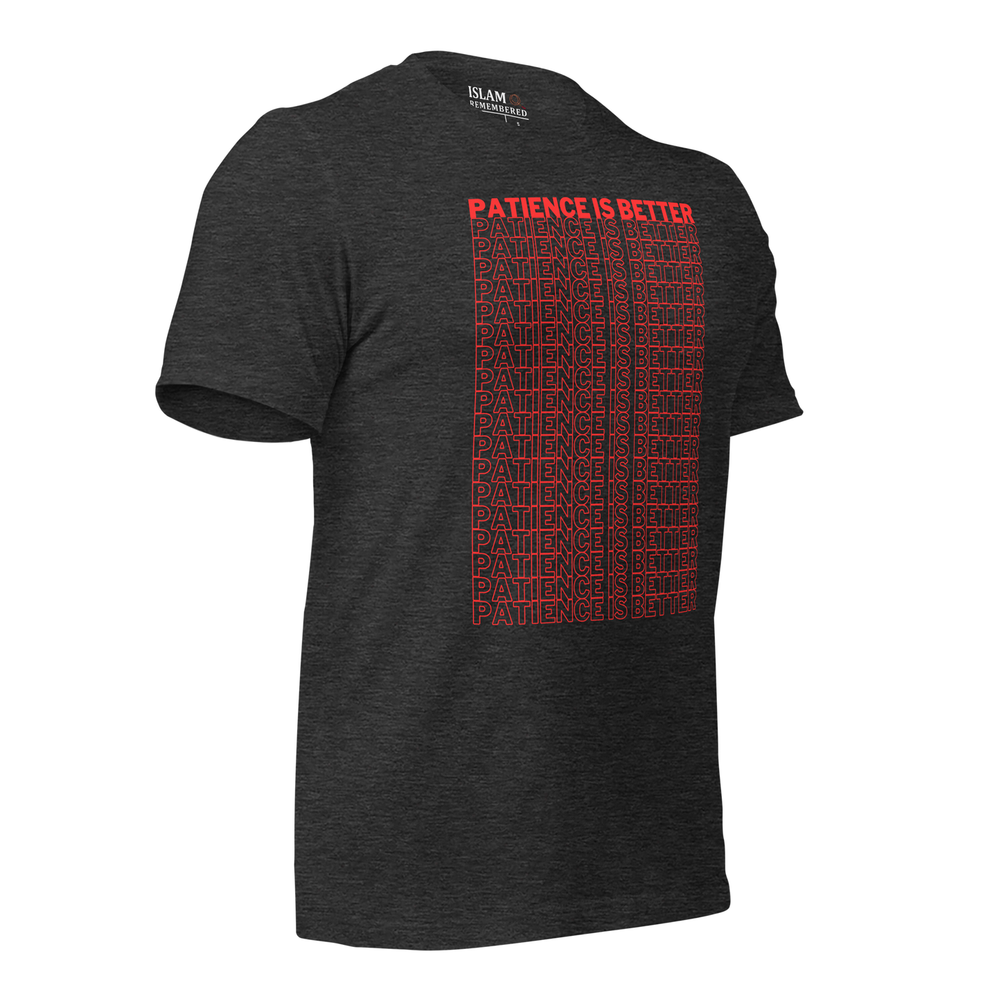 ADULT T-Shirt - PATIENCE IS BETTER - Red