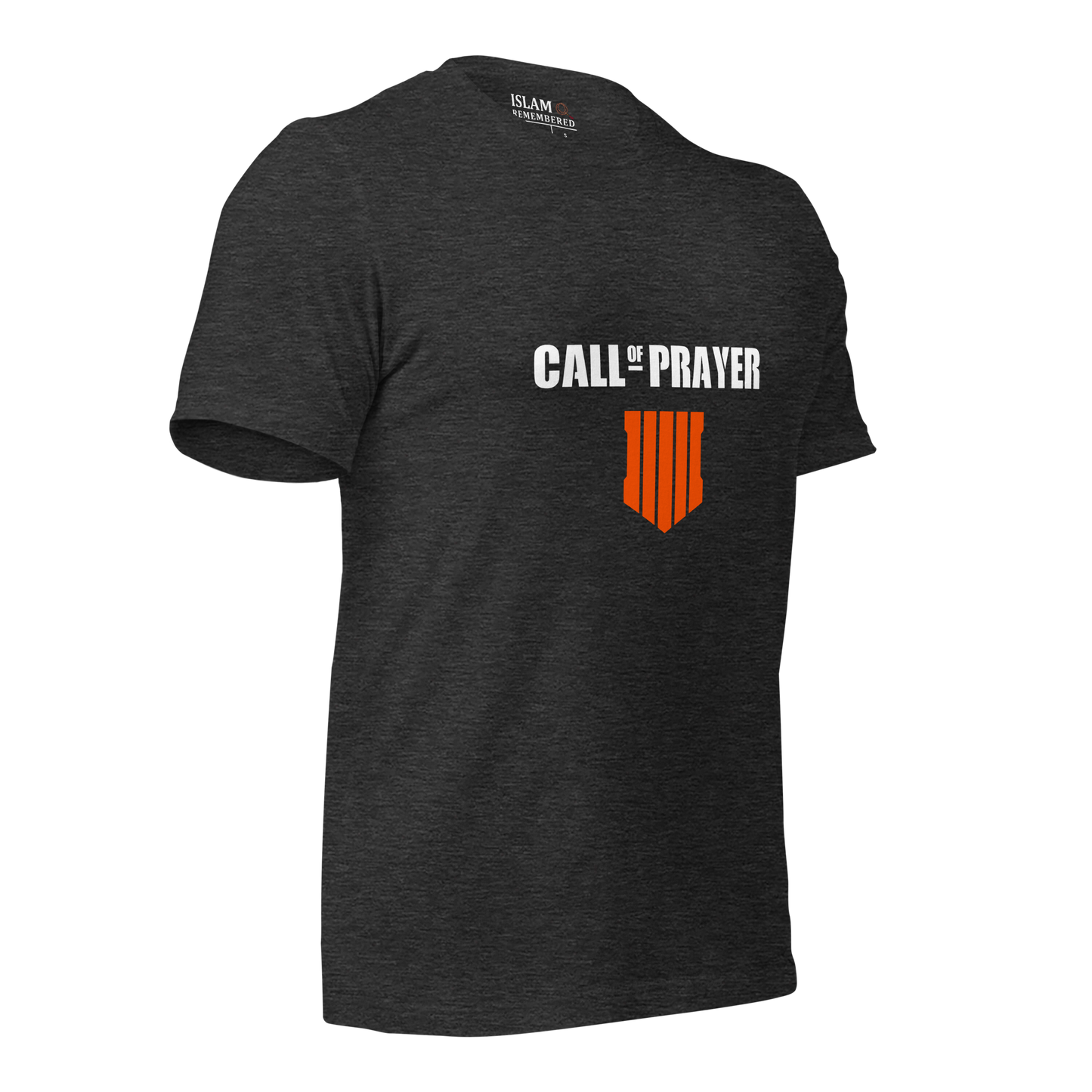 ADULT T-Shirt - CALL OF PRAYER - White/Orange