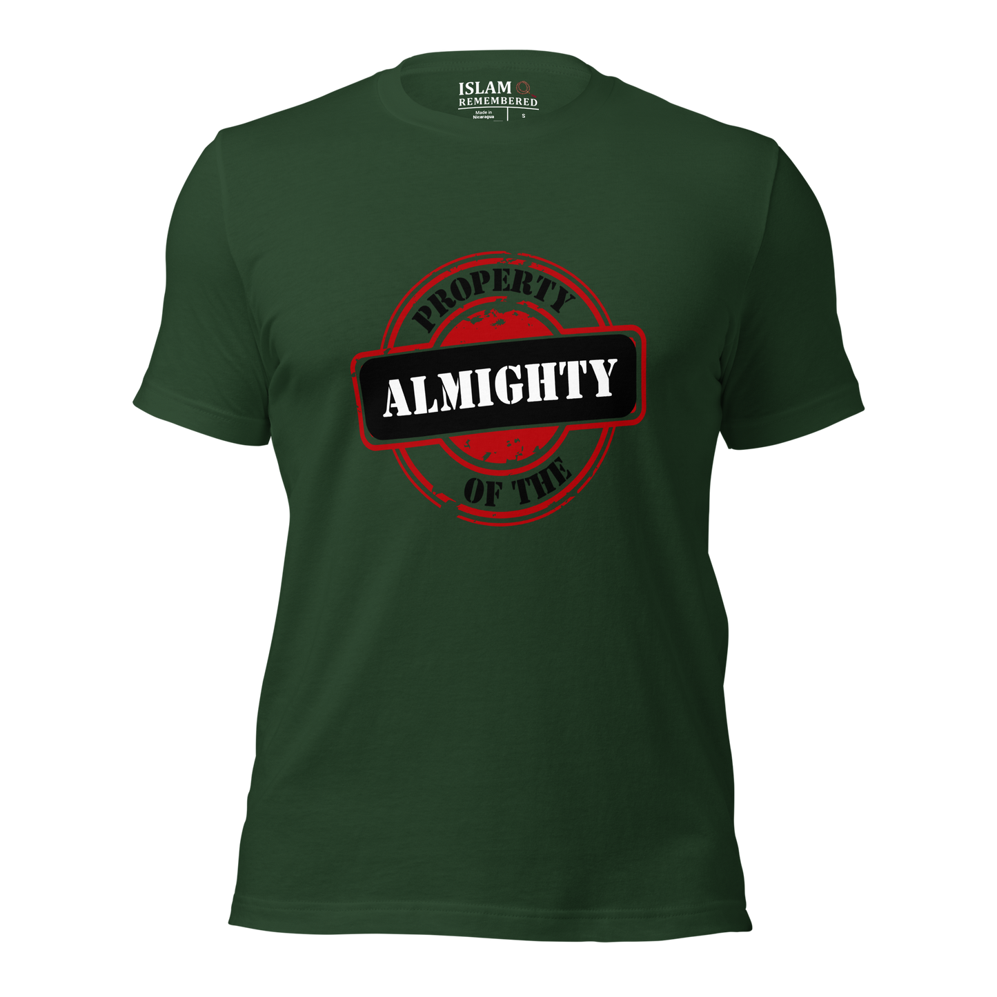 ADULT T-Shirt - PROPERTY OF THE ALMIGHTY - Black/White/Black