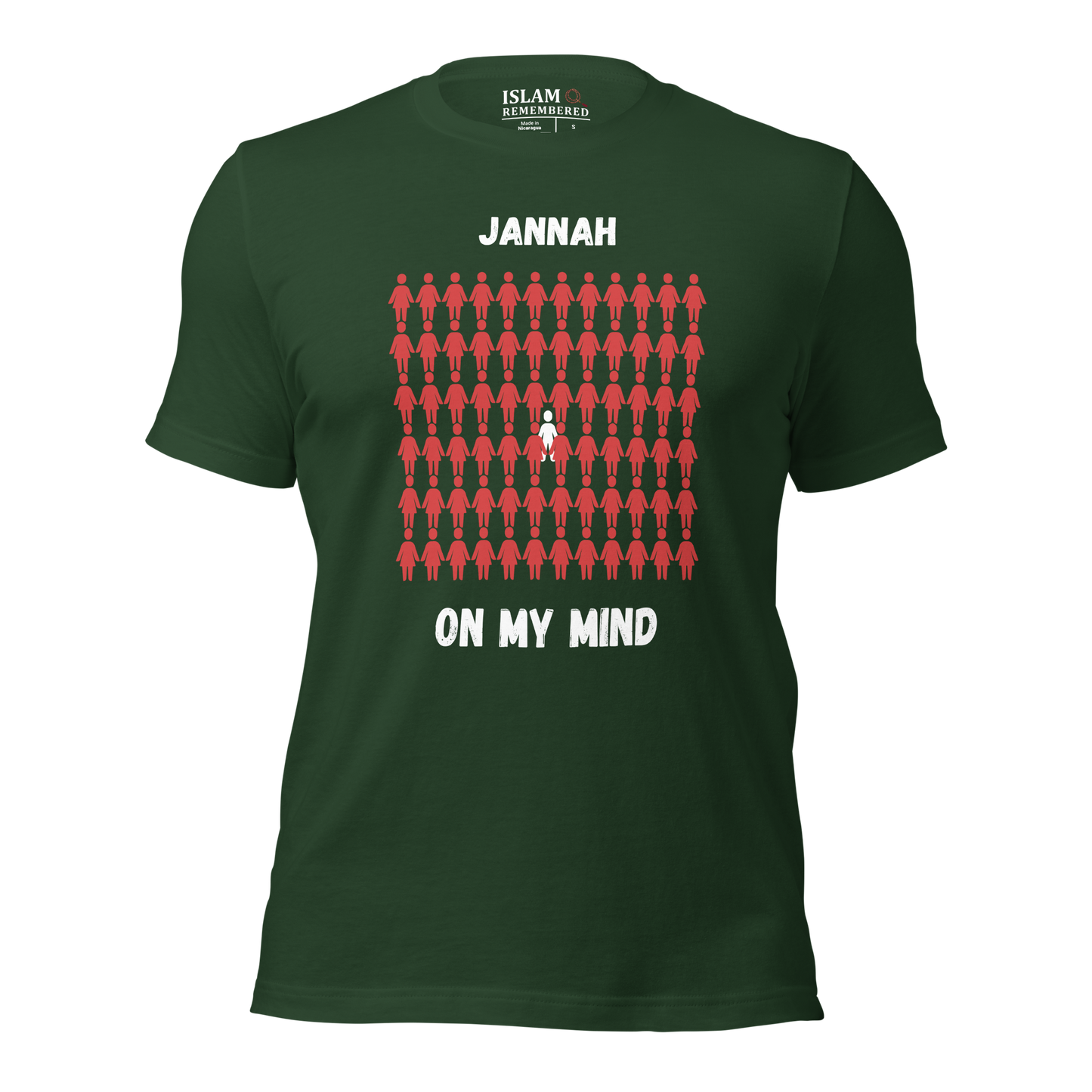 MEN's T-Shirt - JANNAH ON MY MIND - White