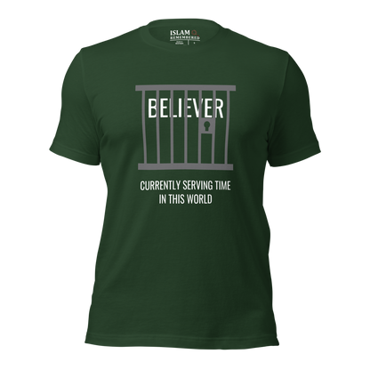 ADULT T-Shirt - BELIEVER SERVING TIME - White