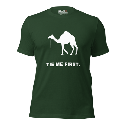 ADULT T-Shirt - TIE ME FIRST - White