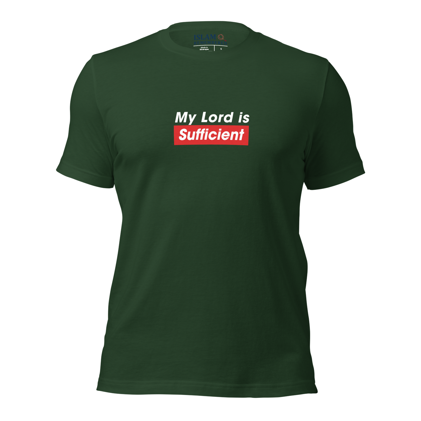 ADULT T-Shirt - MY LORD IS SUFFICIENT - White