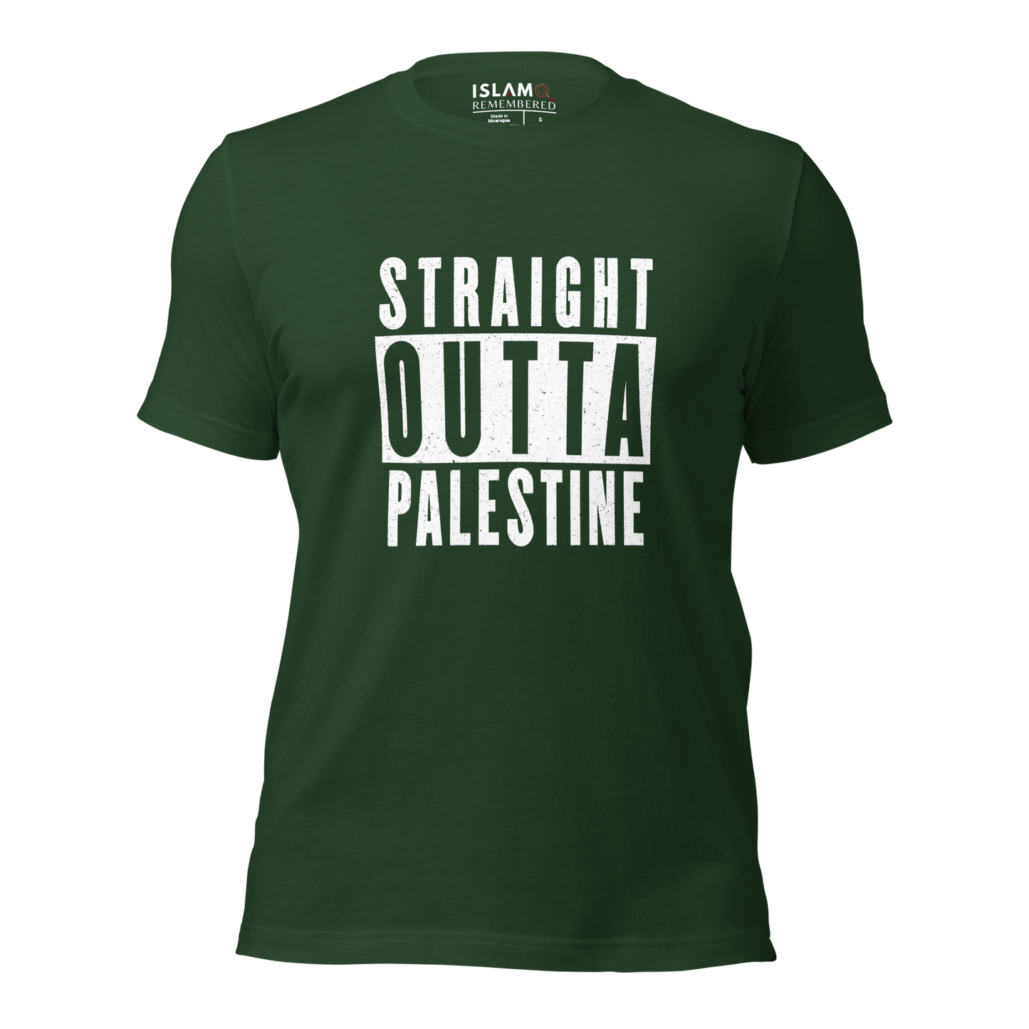 ADULT T-Shirt - STRAIGHT OUTTA PALESTINE