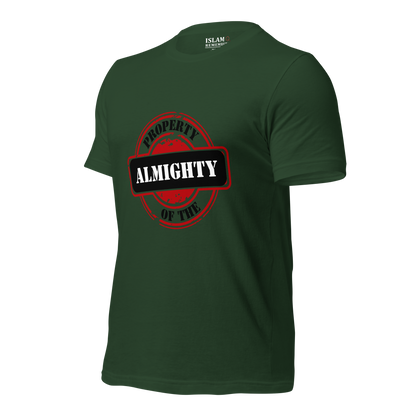 ADULT T-Shirt - PROPERTY OF THE ALMIGHTY - Black/White/Black