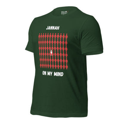 MEN's T-Shirt - JANNAH ON MY MIND - White