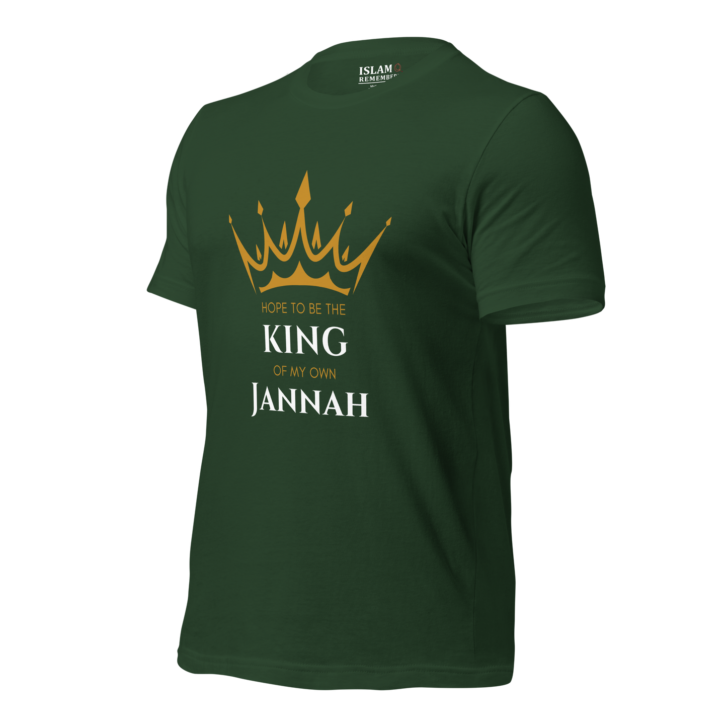 MEN's T-Shirt - KING OF MY OWN JANNAH - White