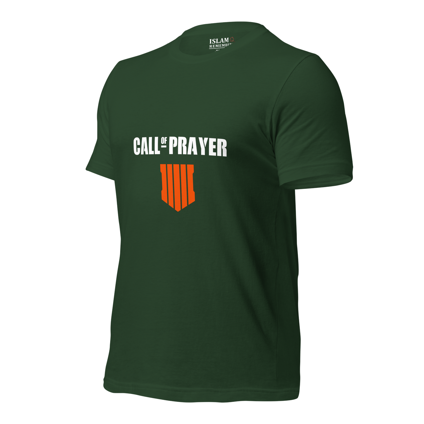 ADULT T-Shirt - CALL OF PRAYER - White/Orange