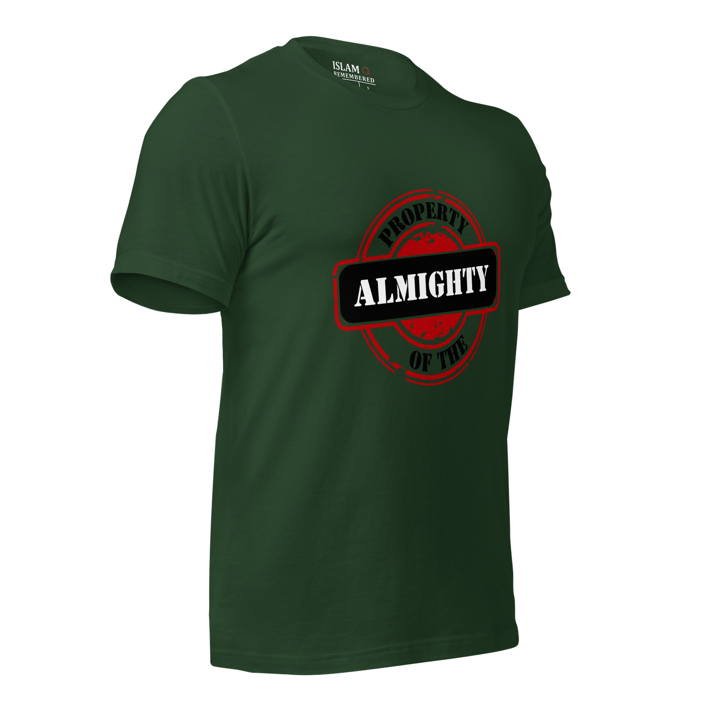 ADULT T-Shirt - PROPERTY OF THE ALMIGHTY - Black/White/Black