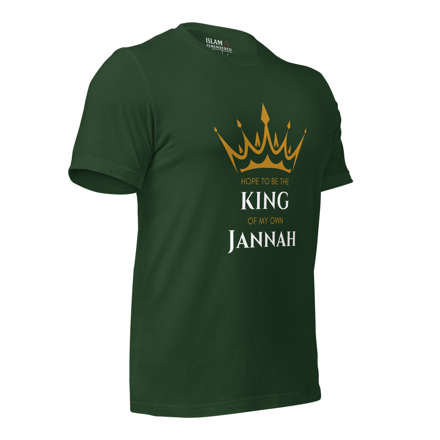 MEN's T-Shirt - KING OF MY OWN JANNAH - White