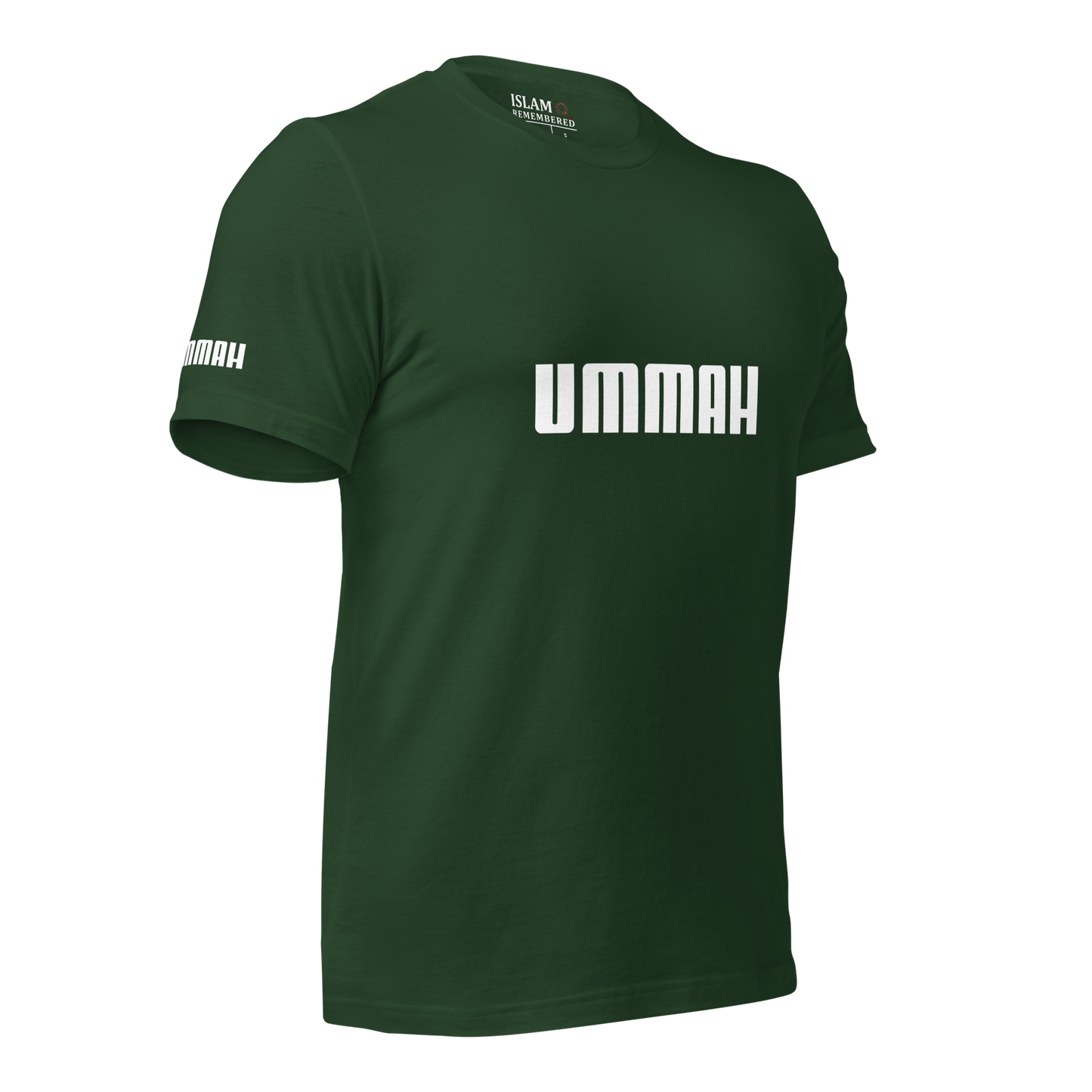 ADULT T-Shirt - UMMAH (w/ Arm Logo) - White