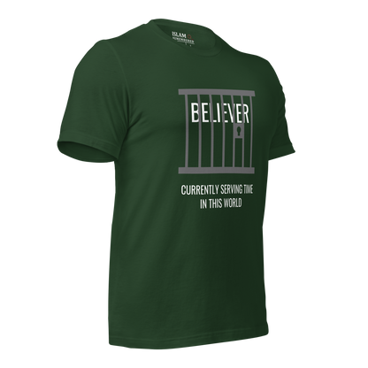 ADULT T-Shirt - BELIEVER SERVING TIME - White