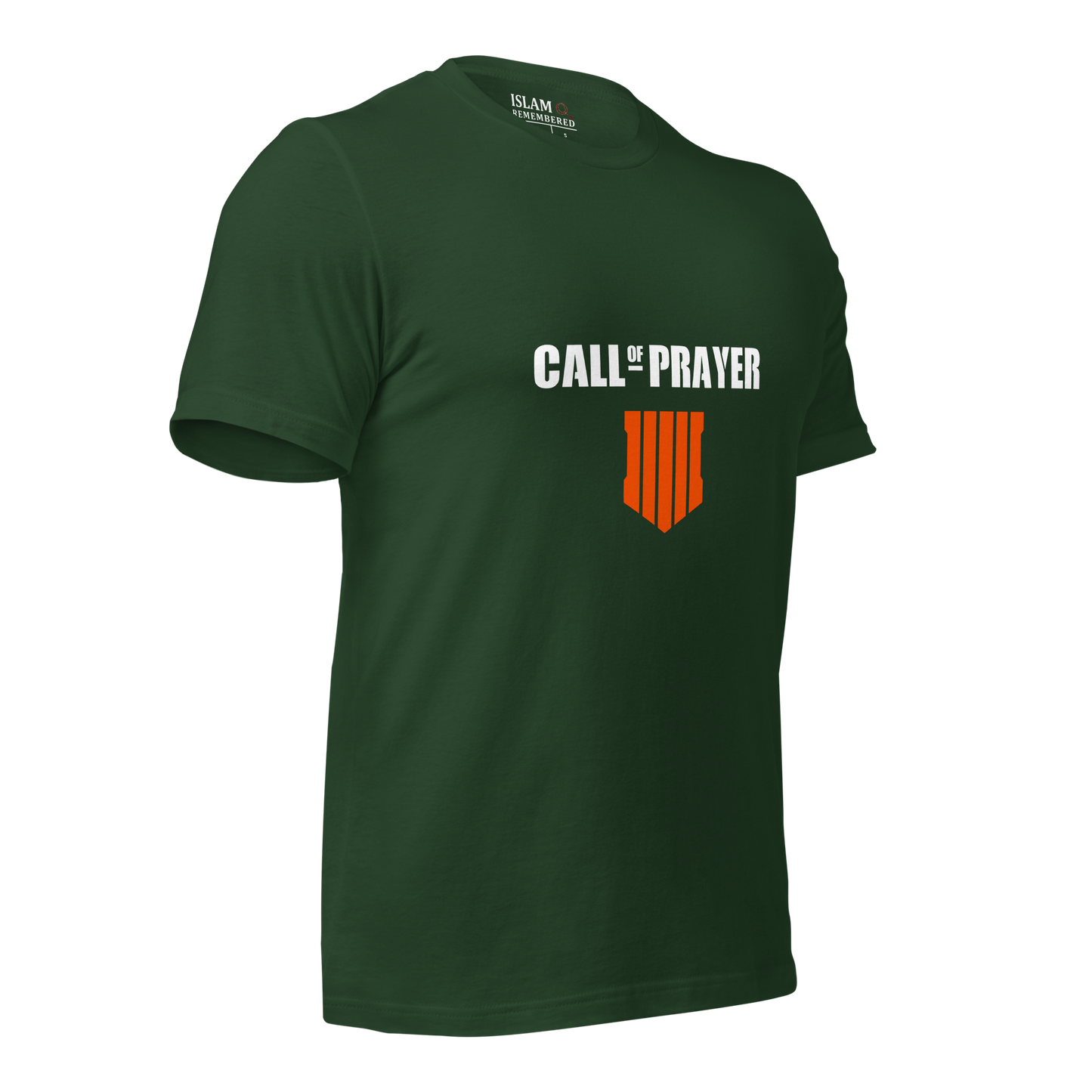 ADULT T-Shirt - CALL OF PRAYER - White/Orange