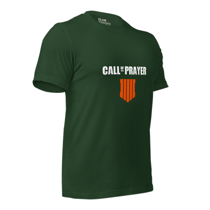 ADULT T-Shirt - CALL OF PRAYER - White/Orange