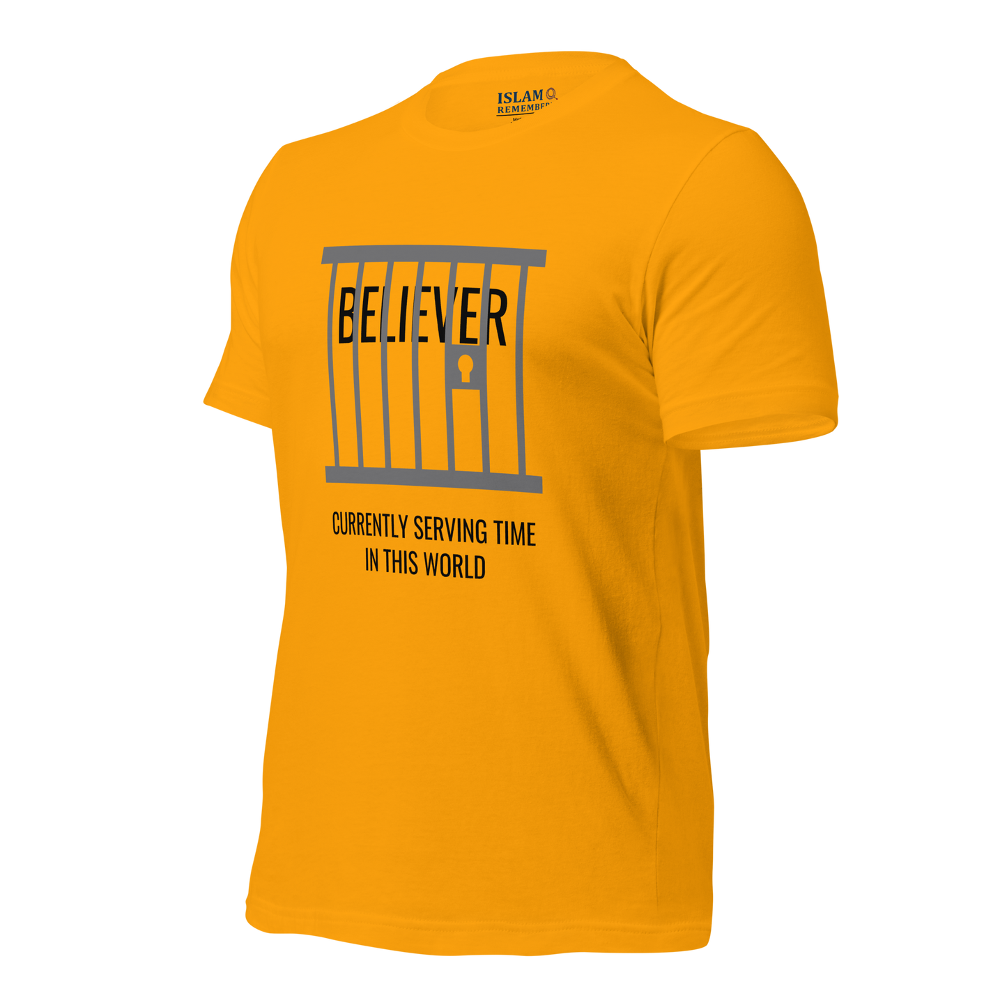 ADULT T-Shirt - BELIEVER SERVING TIME - Black