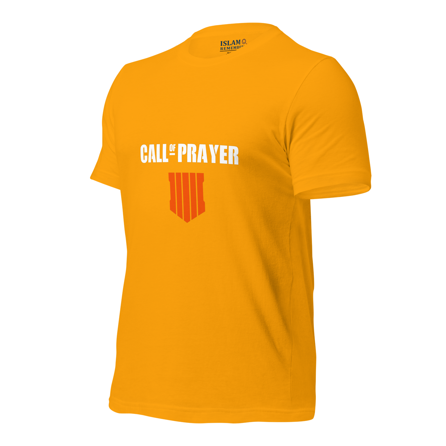 ADULT T-Shirt - CALL OF PRAYER - White/Orange