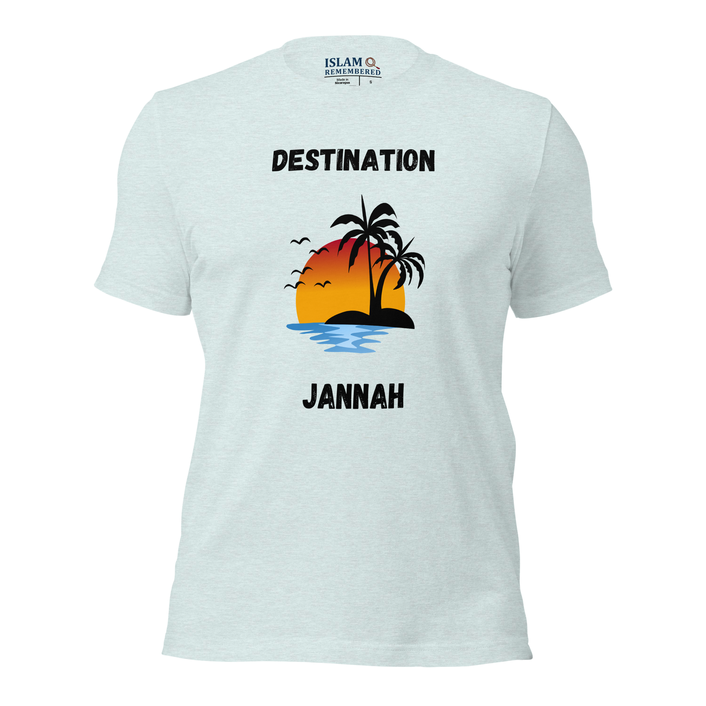 ADULT T-Shirt - DESTINATION JANNAH (Island Collection) - Black