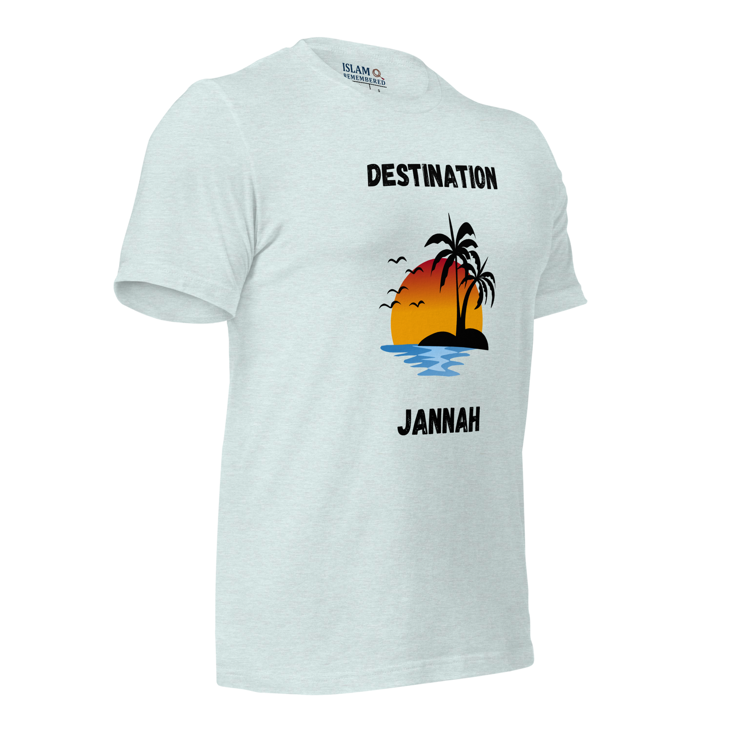 ADULT T-Shirt - DESTINATION JANNAH (Island Collection) - Black