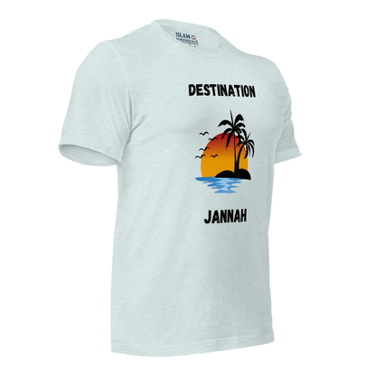 ADULT T-Shirt - DESTINATION JANNAH (Island Collection) - Black