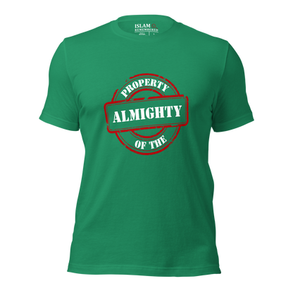 ADULT T-Shirt - PROPERTY OF THE ALMIGHTY - White