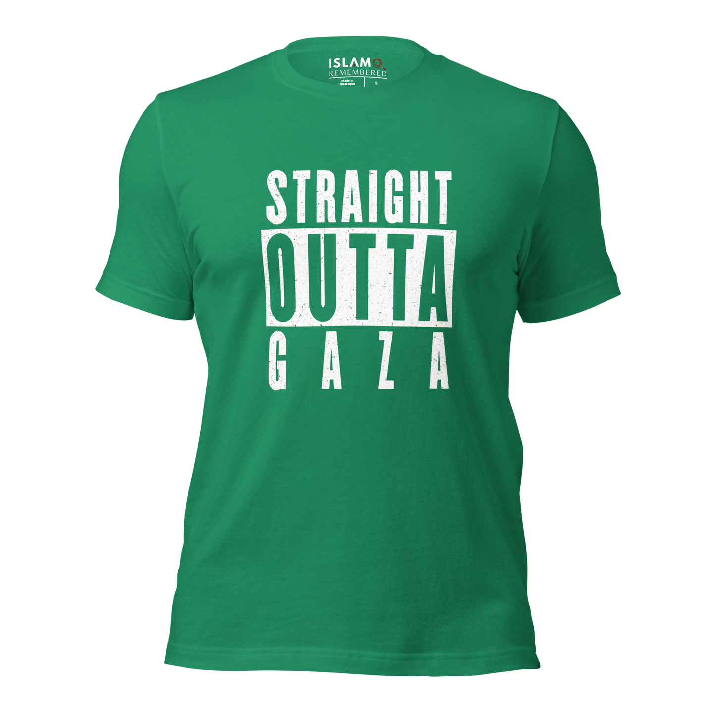 ADULT T-Shirt - STRAIGHT OUTTA GAZA