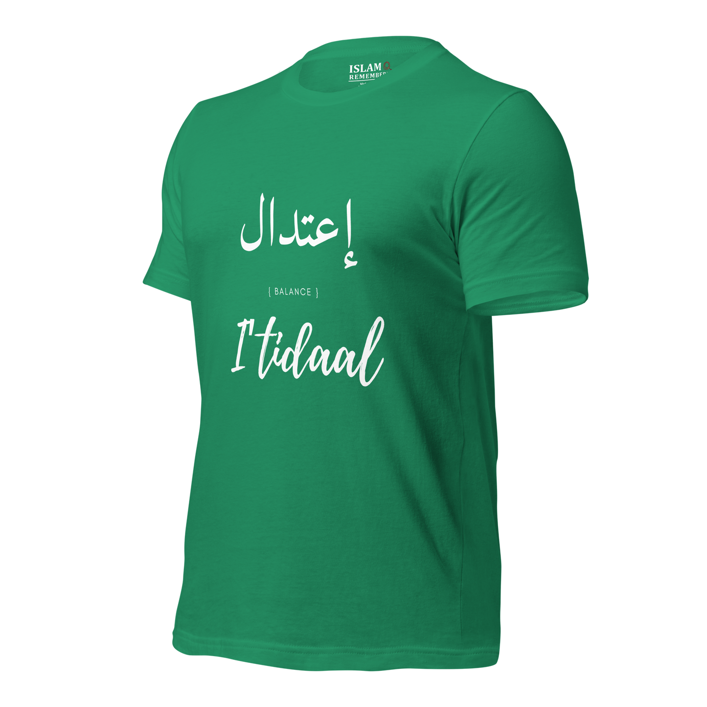 ADULT T-Shirt - I'TIDAAL (BALANCE) Arabic/English - White