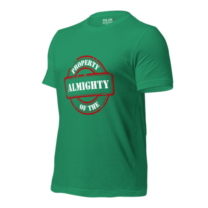 ADULT T-Shirt - PROPERTY OF THE ALMIGHTY - White